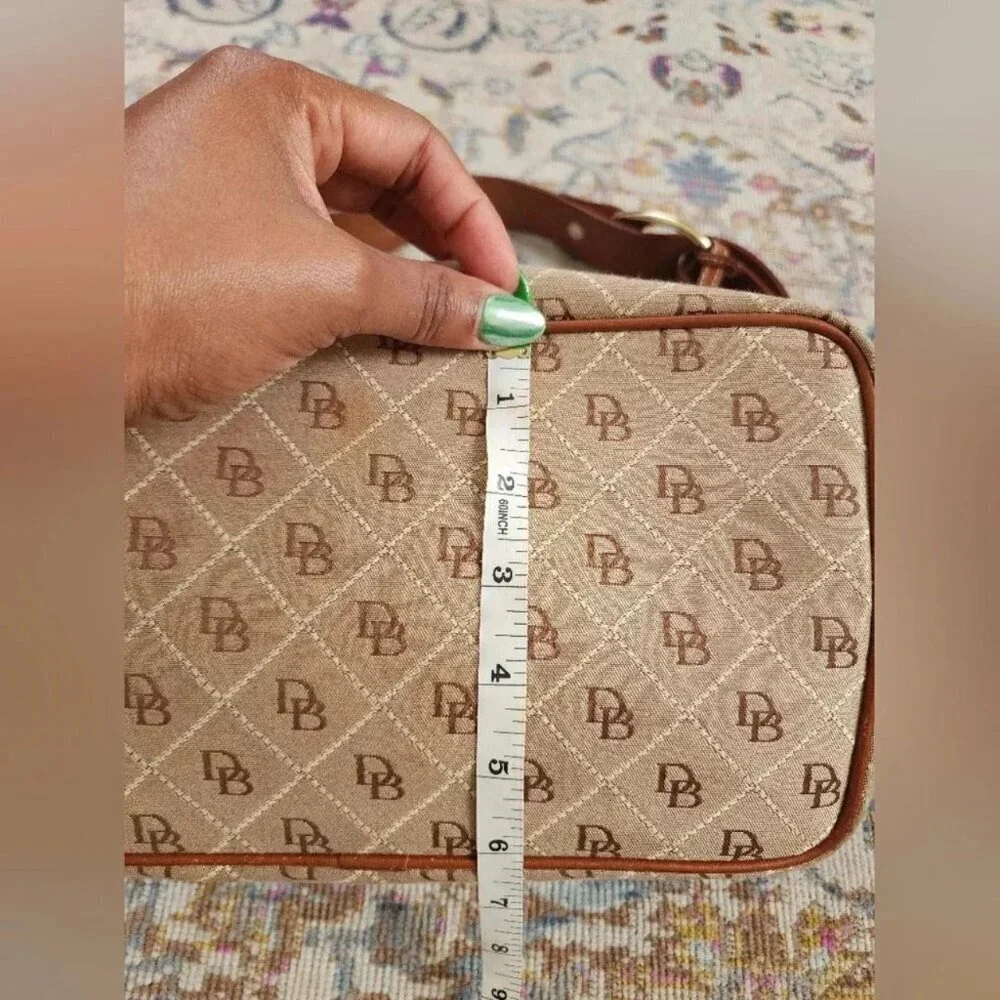 Dooney Bourke Women's Brown Signature Canvas Bucket Purse